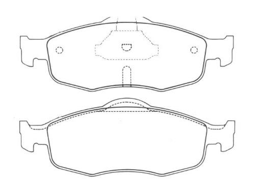 FORD MONDEO FRONT BRAKE PADS DB1299 - Classic Auto Parts