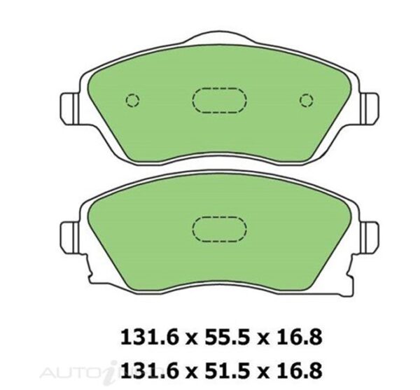 HOLDEN BARINA COMBO FRONT BRAKE PADS  DB1471